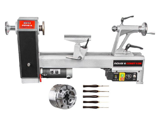 NOVA Comet II MIDI Bench Lathe Package