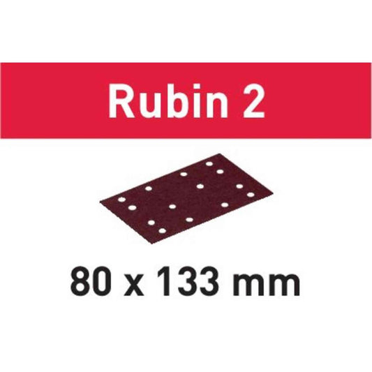 Festool 499051 P150-Grit Rubin 2 Sandpaper for RTS400 and LS130, 50ct