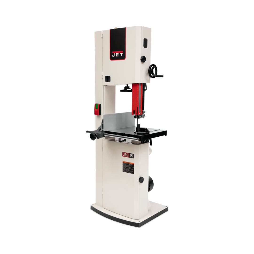 JWBS-15-3, 15-Inch Woodworking Bandsaw, 3 HP, 1Ph 230V