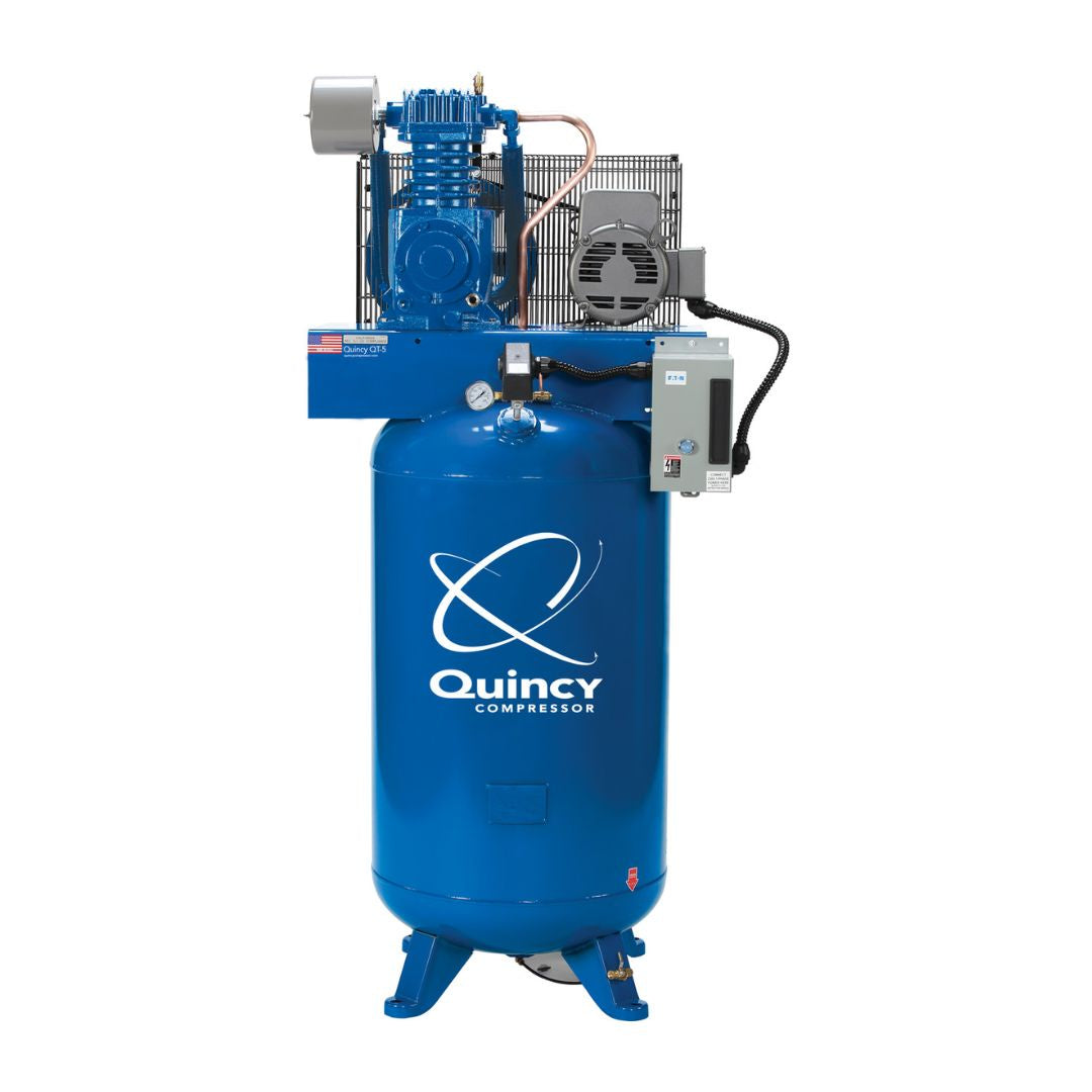 Quincy 80-Gallon 7.5 HP 3 PH Vertical Air Compressor