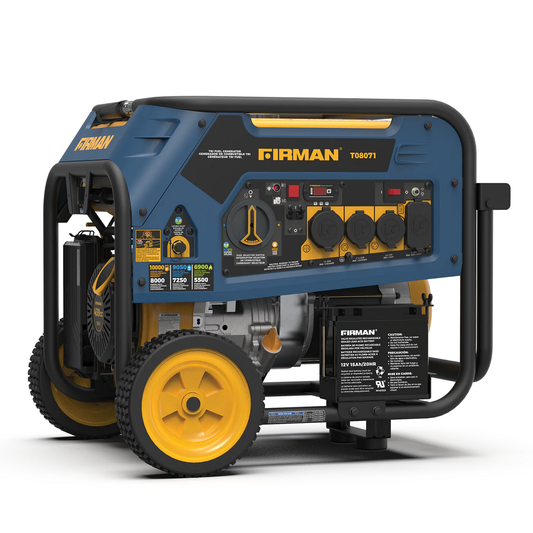 FIRMAN TRI FUEL PORTABLE GENERATOR 10,000W ELECTRIC START 120/240V