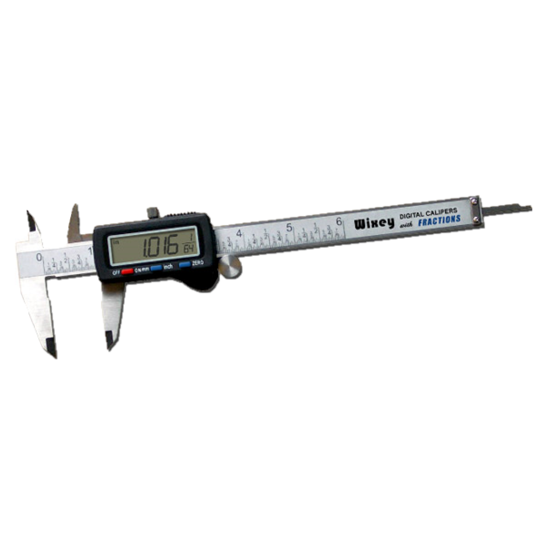 Wixey Digital Calipers with Fractions