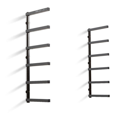 Bora Wood Rack 6 Tier - Gray /Black