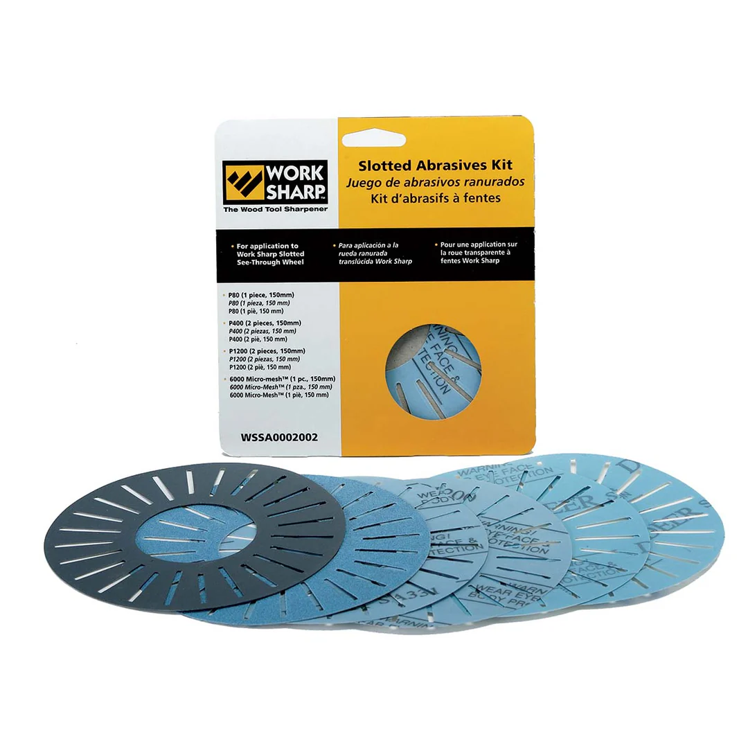 WS3000 EDGE-VISION SLOTTED ABRASIVE DISC KIT