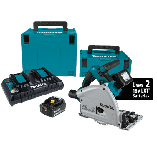 Makita 18V x2 LXT  6-1/2" Plunge Circular Saw Kit