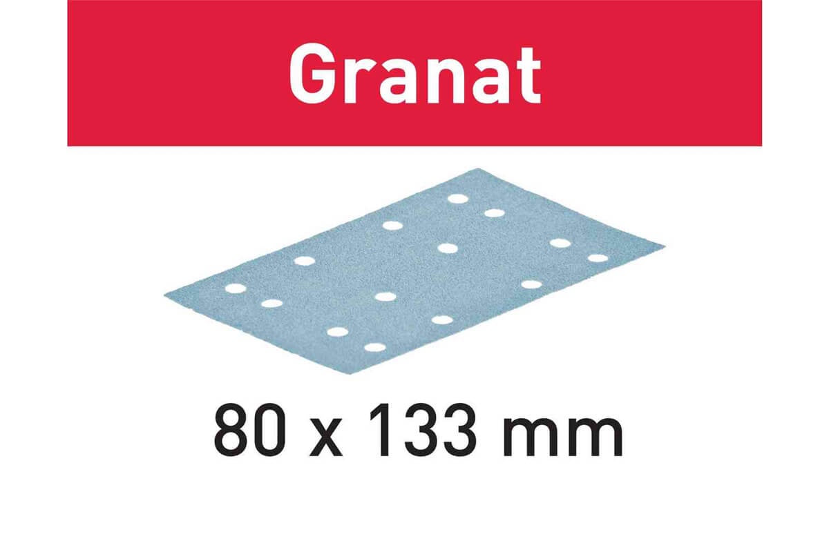 P60-Grit Granat Sandpaper for RTS400 and LS130, 50ct