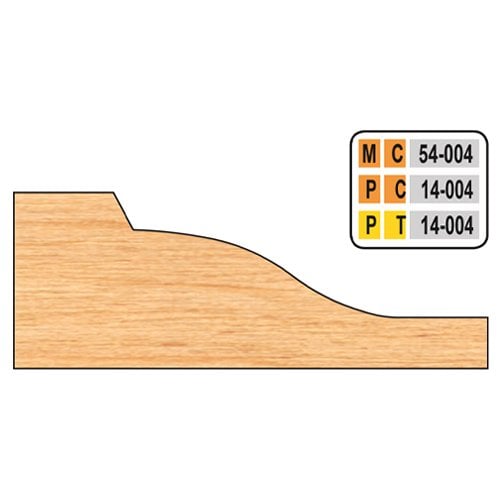 Freeborn MC-54-004 Raised Panel Shaper Cutters