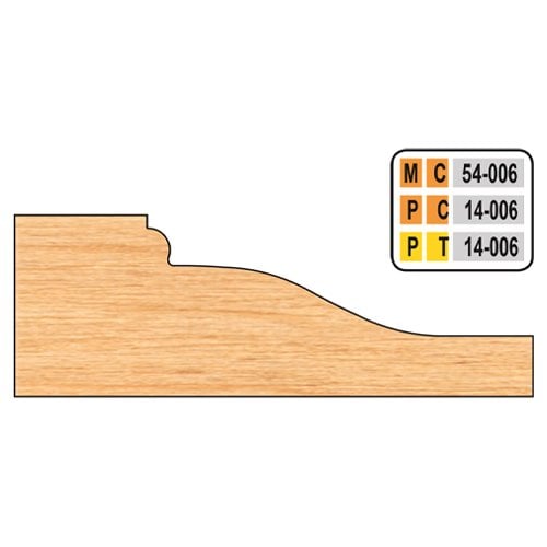 Freeborn MC-54-006 Raised Panel Shaper Cutters