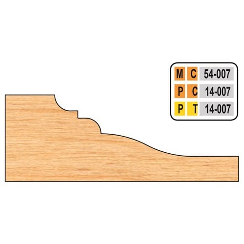 Freeborn MC-54-007 Raised Panel Shaper Cutters