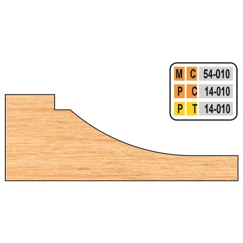 Freeborn MC-54-010 Raised Panel Shaper Cutters