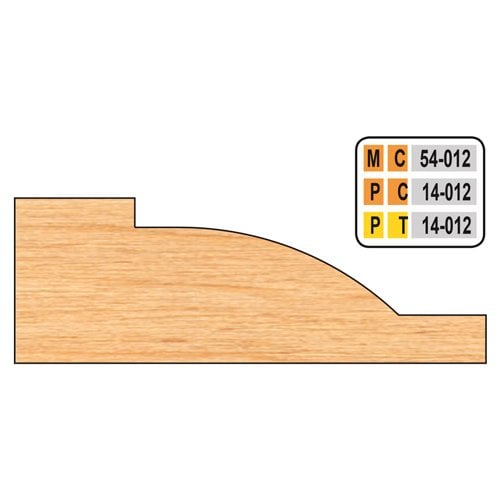 Freeborn MC-54-012 Raised Panel Shaper Cutters