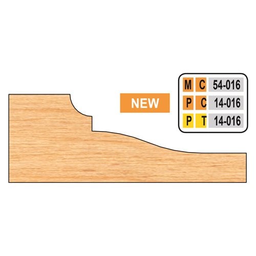 Freeborn MC-54-016 Raised Panel Shaper Cutters