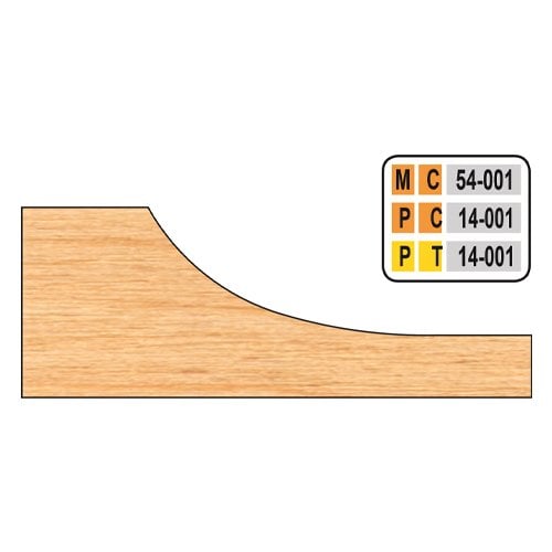 Freeborn PC-14-001 Raised Panel Shaper Cutters