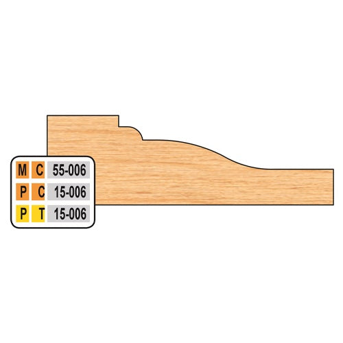 Freeborn PC-15-006 1-1/4" Bore Raised Panel Cutter