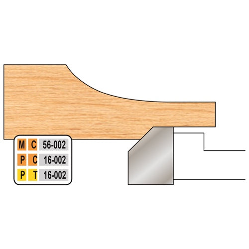 Freeborn PC-16-002 1-1/4" Raised Panel Back Cutters